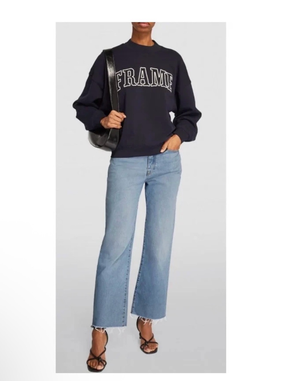 FRAME Le Jane Wide-Leg Ankle Jean - Sz 34; NWT